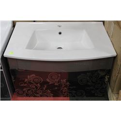 NEW FLORAL  DESIGN FLOATING BATHROOM VANITY ON