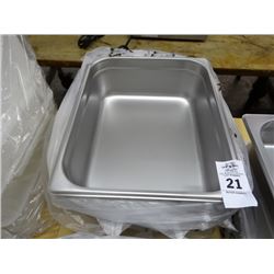 Half by 4" Drop Pans - 6 Times the Money