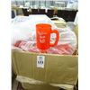 Image 1 : 2 Cases of 14 oz. Plastic Mugs (1 Case is Not Full) - 2 Times the Money