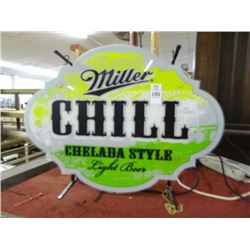 Miller Chill Lighted Sign