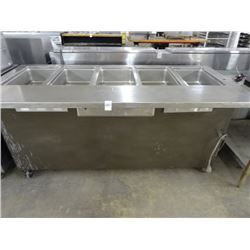 Electric 4 Comp Steam Table