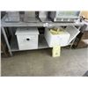 Image 1 : S/S 6' Table w/Undershelf & #10 Can Opener