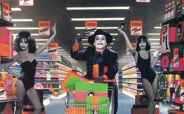 Batman 1989 Wb Movie Jack Nicholson Screen Used Joker Products Prop Box