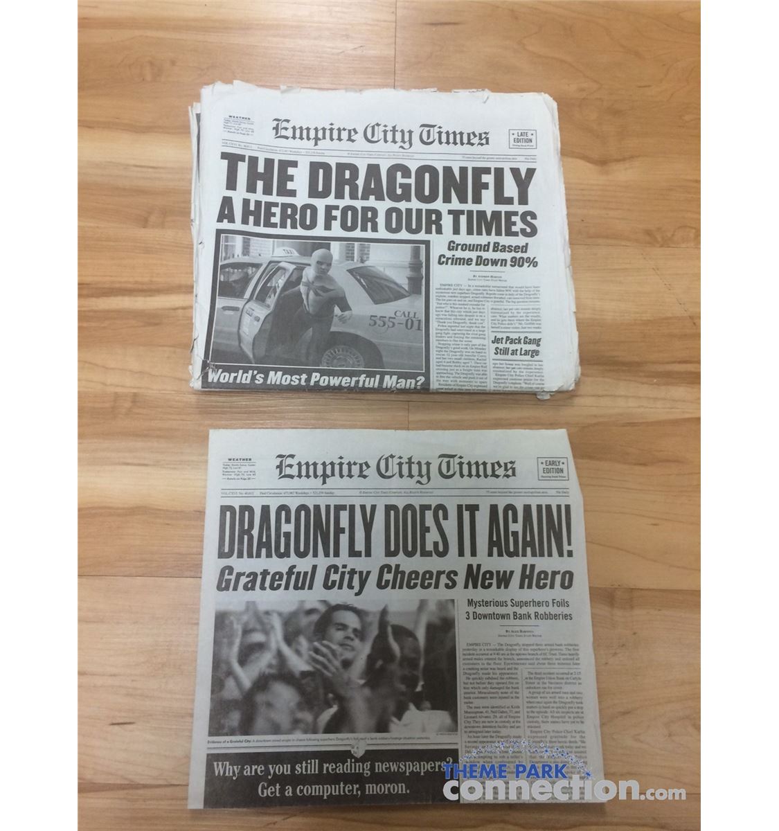 Superhero Movie 08 Comedy Movie Production Used Empire City Times Newspaper Prop Lot Superhero Movie 08 Comedy Movie Production Used Empire City Times Newspaper Prop Lot