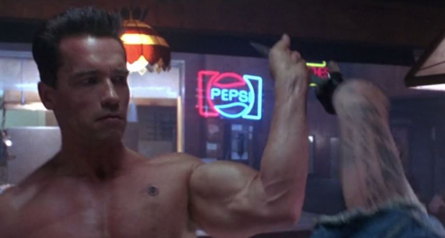 Arnold Schwarzenegger Terminator 2 Muscles