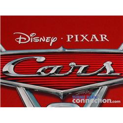 Disney California Adventure PIXAR Cars 2 Meet and Greet Banner Sign Prop Display