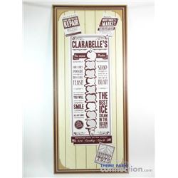 Disney California Adventure BUENA VISTA STREET Clarabelle's Construction Sign