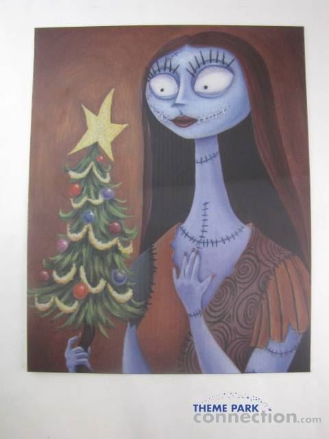 Disney Haunted Mansion Holiday Nightmare Before Christmas Portrait Sally Sign Prop