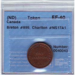 Breton # 899, Charlton # NS-17A1, CCCS EF-40, 1 Farthing Halifax House.