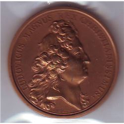 Leroux # 306a, Breton # 35, Kebeca Liberata 1660, Restrike, Choice UNC.