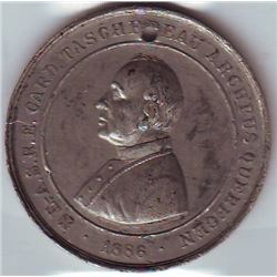 Leroux # 1140, Cardinal Taschereau Archpus Quebecen, EF Holed.