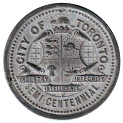 Leroux # 1819, Toronto Industrial Exhibition, Souvenir of the Toronto Semi Centennial Exposition Jun