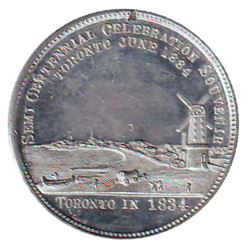 Leroux # 1820, Toronto Industrial Exhibition, Souvenir of the Toronto Semi Centennial Exposition Jun