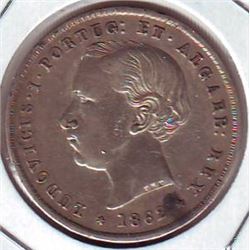 Portugal; 200 Reis 1862 in EF.