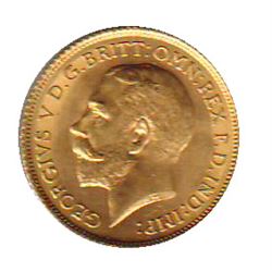 Great Britain Gold 1/2 Sovereign 1914 MS-62.