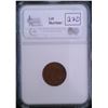Image 2 : Newfoundland 1 cent 1944 in NGC AU-58; Brown.