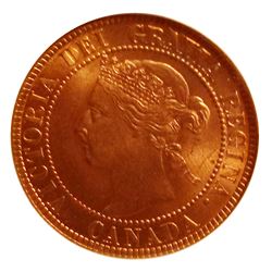 1 cent 1901 CCCS MS-65; Red. 95% red, a beauty.