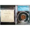 Image 1 : 1 cent 2006 CCCS MS-65; Red, Magnetic, No P, no Logo. Was ICCS XEA 717, certificate joined.