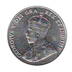 5 cents 1925 CCCS MS-64, hard to find in this grade.