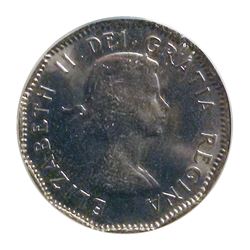 5 cents 1955, CCCS MS-66, solo highest graded by CCCS.