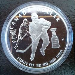 1 dollar 1993 Proof in Case of issue without COA or sleeve, Stanley cup.