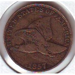 USA: 1 cent 1857 VG-8.