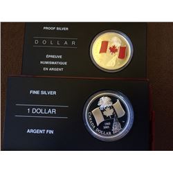 Silver Proof dollars 2005: limited edition with Enamel-effect & silver 40th Anniversary of the Natio