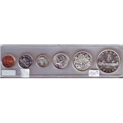 1953 uncirculated set in snap on Whitman hard plastic holder.