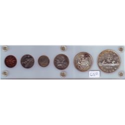 1961 Proof Like set in screwed hard plastic holder.