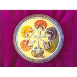 20 dollars 2014 silver coin: Winnipeg Ballet, musical box.