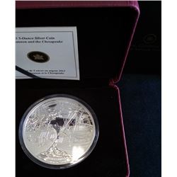 50 dollars 2013, HMS Shannon and USS Cheasapeake, Proof in case with sleeve and COA.