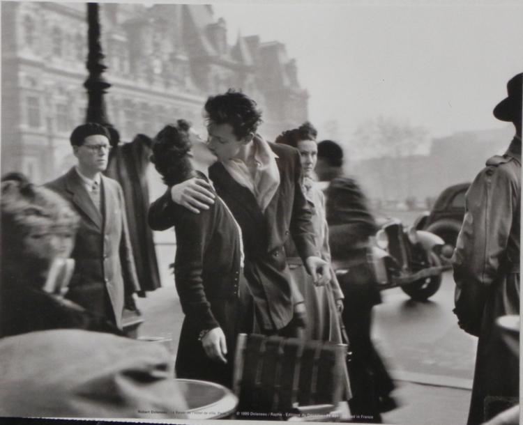 Love 写真集 Robert Doisneau 絶版 Robert Doisneau The Kiss Hotel de Ville Photo Print