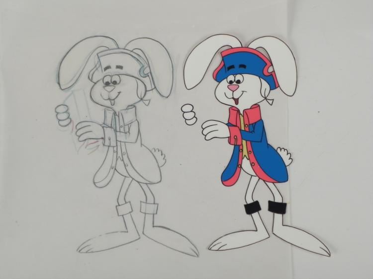 Trix Rabbit Original Cel Drawing Production Art Cereal