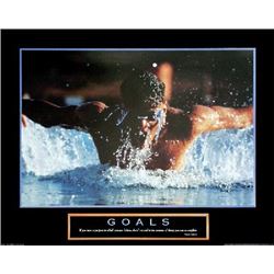 Goals: Swimmer Swimming Photo Print