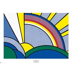 Roy Lichtenstein Art Print Modern Painting of Sun Rays