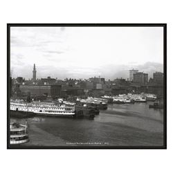 3 Photo Prints of Old Baltimore, Penn Station 1912-1916