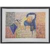 Image 1 : Charles Charlot Signed Artist Proof Print Figure & Kite