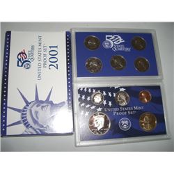 2001-S UNITED STATES 10 PIECE PROOF SET RED BOOK ORIGINAL ISSUE VALUE IS $19.95!! COMES IN ORIGINAL