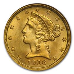 1906-D $10 Liberty Gold Half Eagle