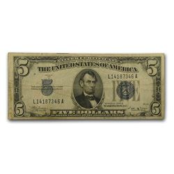 1934-B $5.00 Silver Certificate Fine