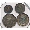 Image 2 : Great Britain 1874 Maundy Set Victoria 4-coin. Beautiful rainbow toning, mint state