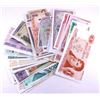 Image 1 : Group lot of 73 different world banknotes from 73 different countries all in UNC condition.