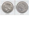 Image 1 : United States Silver $1 1894-O & 1921 Peace, both coins are semi key dates and are in Extra Fine Con
