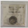 Image 1 : 5-cent 1945 ICCS AU-55, Partial Chrome (reverse is missing chrome)