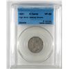 Image 1 : 5-cent 1951 CCCS VF-30, High Relief, Missing Chrome. One of three known to exist.