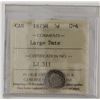 Image 1 : 5-cent 1875H silver  ICCS G4 large date. Key date