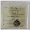 Image 1 : 5-cent 1884 Near '4' ICCS F12