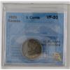 Image 1 : 5-cent 1925 CCCS Certified VF20. Nice Key Date coin.