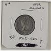 Image 2 : 5-cent 1953 Shoulder Fold Far Leaf Mule   in VF-EF condition. (rust free)