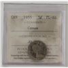 Image 1 : 5-cent 1955 ICCS Certified PL66 Cameo.